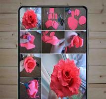 Easy paper Flowers Affiche