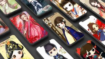 K Drama Cartoon Wallpaper syot layar 2