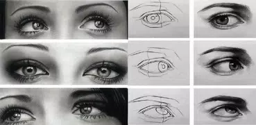desenho de olho realista