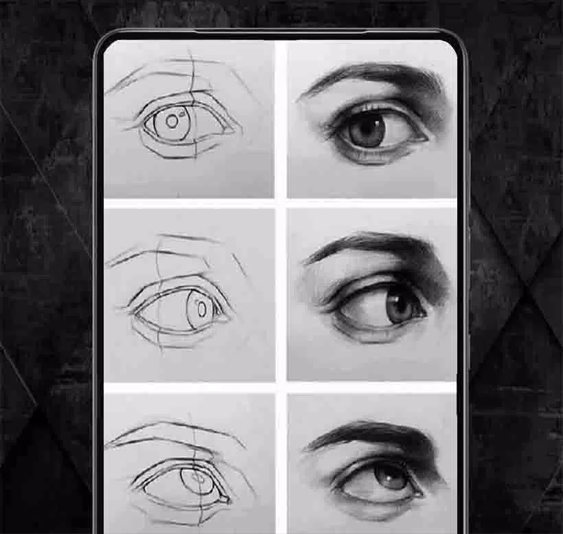 Como desenhar um olho realista How to draw realistic eye 