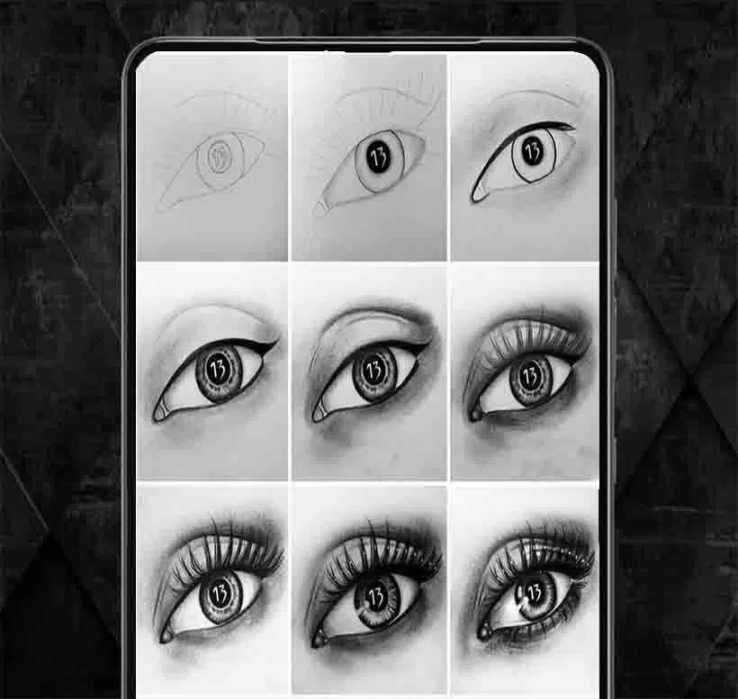 Download do APK de como desenhar olhos passo a pa para Android