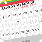 zawgyi Myanmar keyboard icône