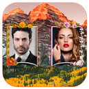 Montagnes cadres photo double: éditeur de photos APK