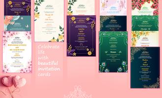 Muslim Wedding Card Maker Poster