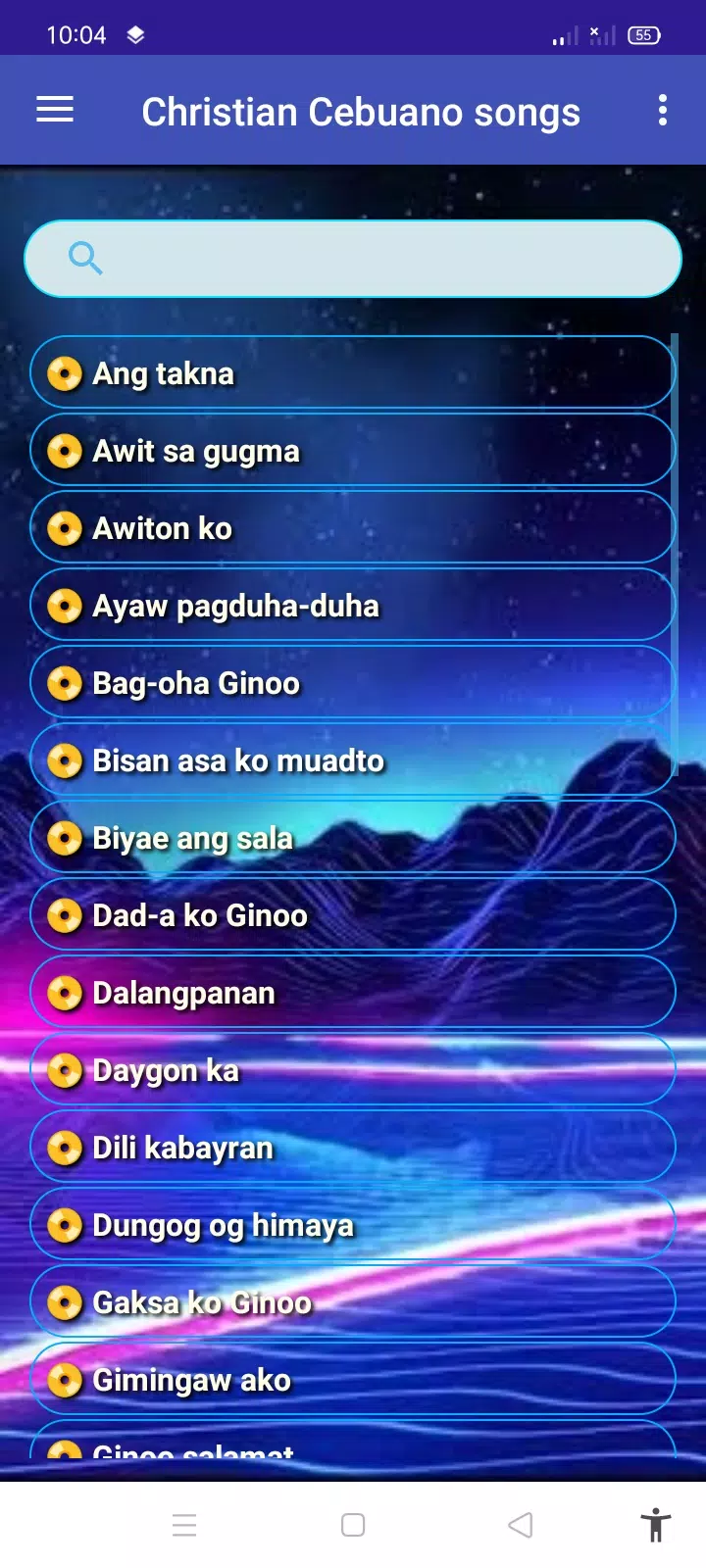 Song Lyrics -> English,tagalog,Bisaya