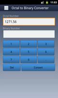 Octal To Binary Converter capture d'écran 1
