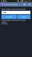 Prime Factorization captura de pantalla 2