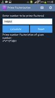 Prime Factorization captura de pantalla 3