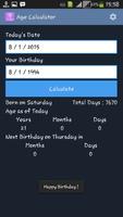 Age Calculator syot layar 3