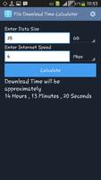 File Download Time Calculator Poster