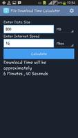 File Download Time Calculator captura de pantalla 3