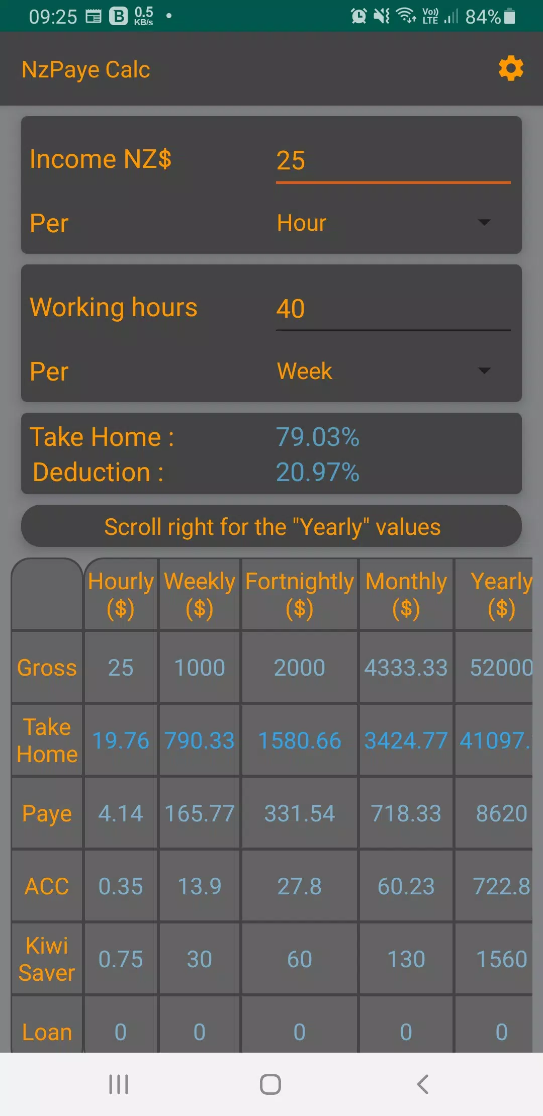 NZ Paye/Tax Calc lite APK for Android Download