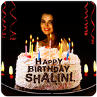 Birthday Cake with Name and Photo on Cake icône