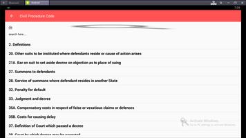 Civil Procedure Code, 1908 screenshot 1