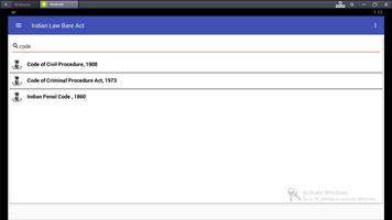 Indian Law Bare Act syot layar 1