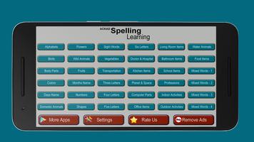 A Spelling Learning poster