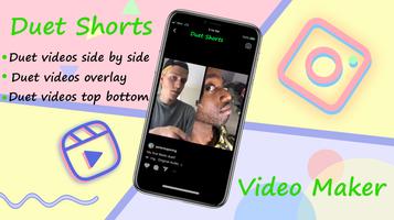 Duettok - Duet Video Maker App постер