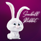 Snowball Rabbit Stickers आइकन