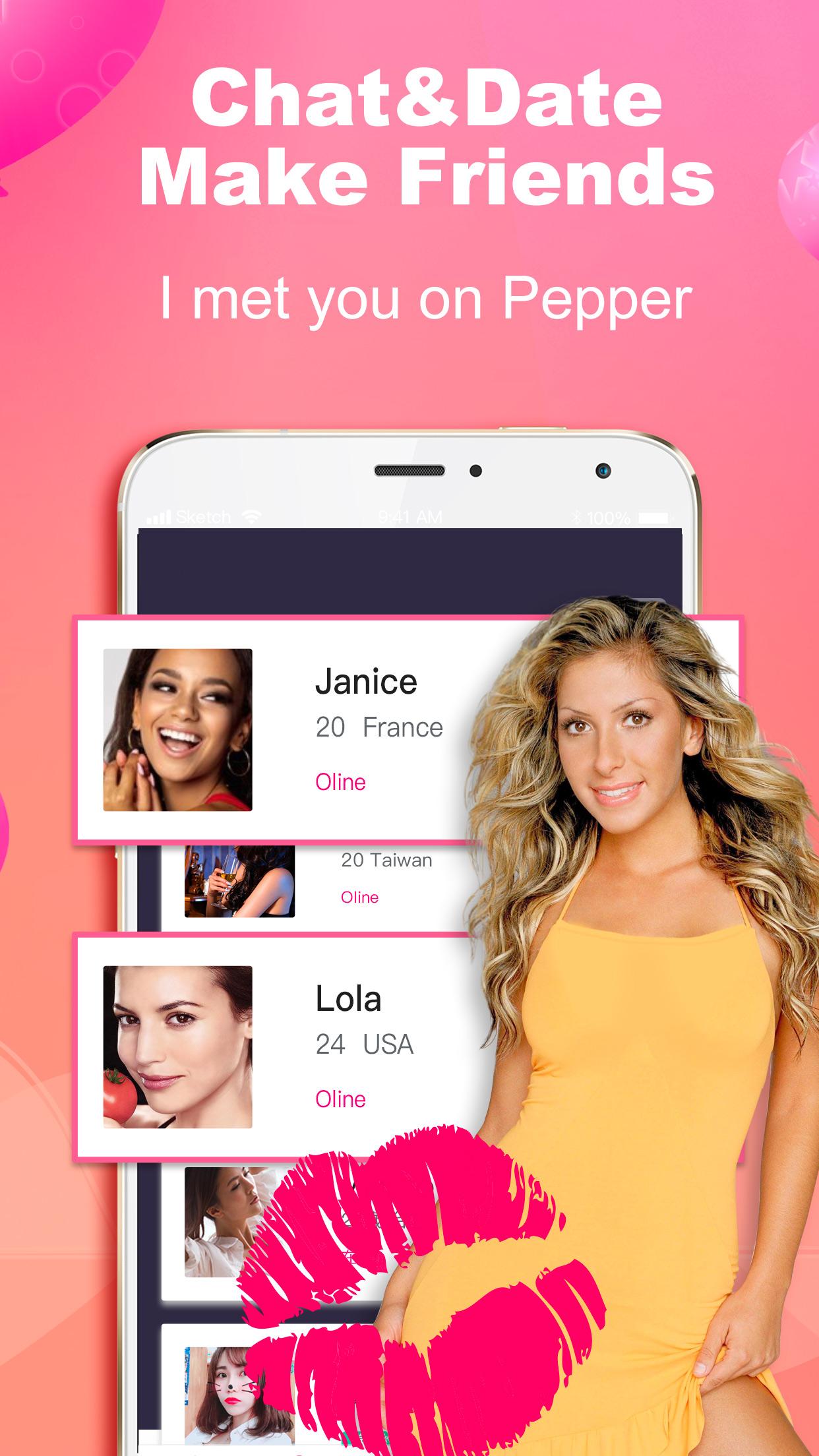 Pepper dating app android