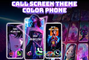 Call Screen Theme: Color Phone পোস্টার