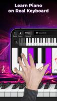 Learn Piano: Real Keyboard App Plakat