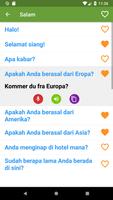 Belajar bahasa Denmark syot layar 1