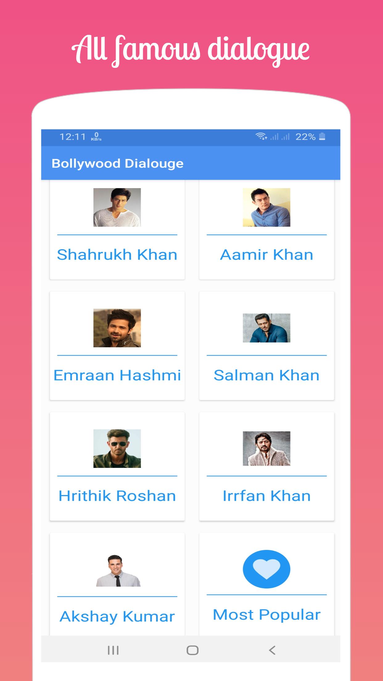 Bollywood dialogues shayari APK for Android Download