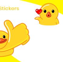 Baby Duck & Friends Animated Sticker for WhatsApp ภาพหน้าจอ 2