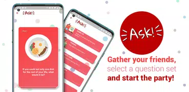 Ask! Party card and quiz game