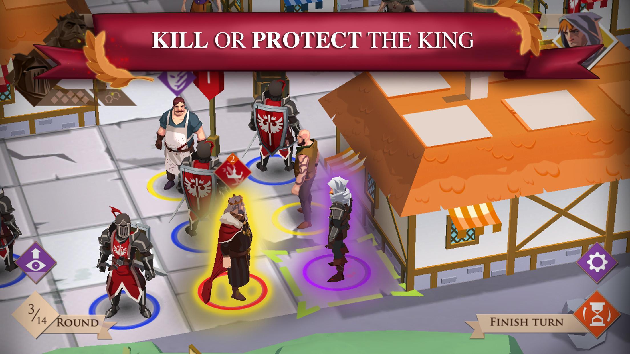 King and Assassins: Board game.