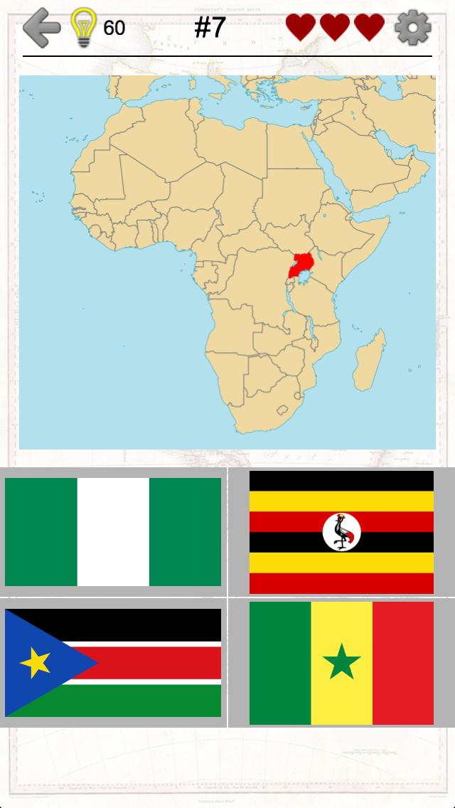 Die Lander Afrikas Flaggen Und Karte Quiz Fur Android Apk Herunterladen