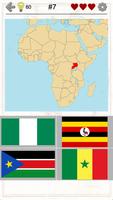 Les pays d'Afrique - Quiz Affiche