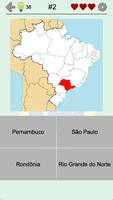 Tous les états du Brésil: Quiz Affiche