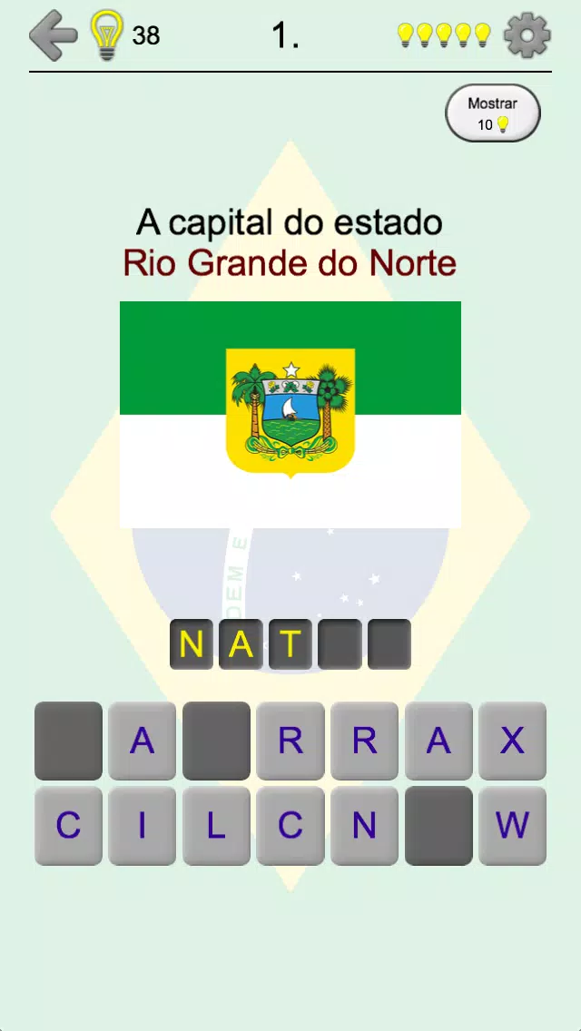Descarga de APK de Quiz - Bandeiras dos Estados Brasileiros para
