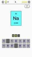 화학 원소와 주기율표: 기호 및 이름에 관한 퀴즈 포스터