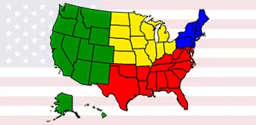 アメリカ合衆国の州：米国の首都、旗、地図に関する地理クイズ