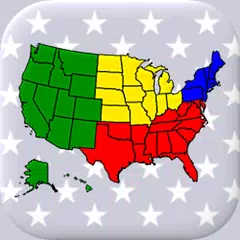 50 US States - American Quiz APK download