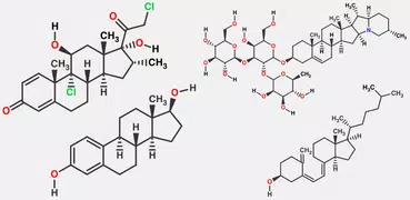 Steroids - Chemical Formulas