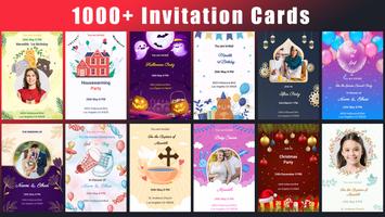 Invitation Card Maker постер