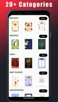 Invitation Card Maker اسکرین شاٹ 1