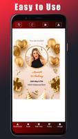 Invitation Card Maker اسکرین شاٹ 2