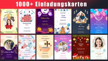 Einladungskarten Ersteller Plakat
