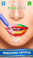 Lip Art Lipstick: Makeup games Affiche
