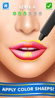 Lip Art Lipstick: Makeup games capture d'écran 3