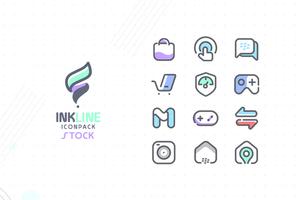 برنامه‌نما InkLine IconPack عکس از صفحه