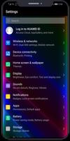 Neon black theme for Huawei اسکرین شاٹ 3