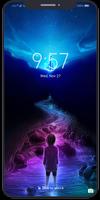 Neon black theme for Huawei تصوير الشاشة 1