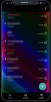 Neon black theme for Huawei capture d'écran 2