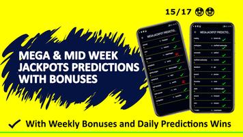 Mega & Mid Week Jackpots & Bets tips Predictions poster