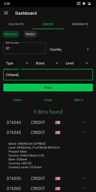 Bin Checker Pro Check Validate Generate Bin For Android Apk Download